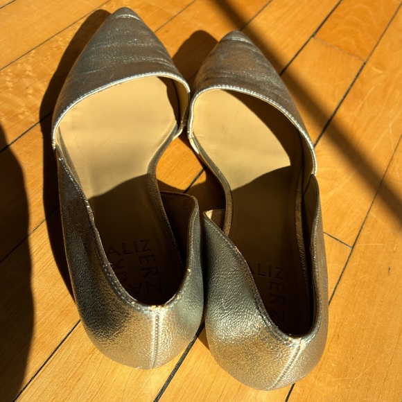 Naturalizer Silver Women's D’Orsay Flats Size 9 - Picture 5 of 10
